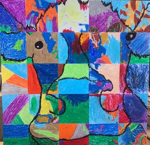 Amazing art created by 3rd graders 
